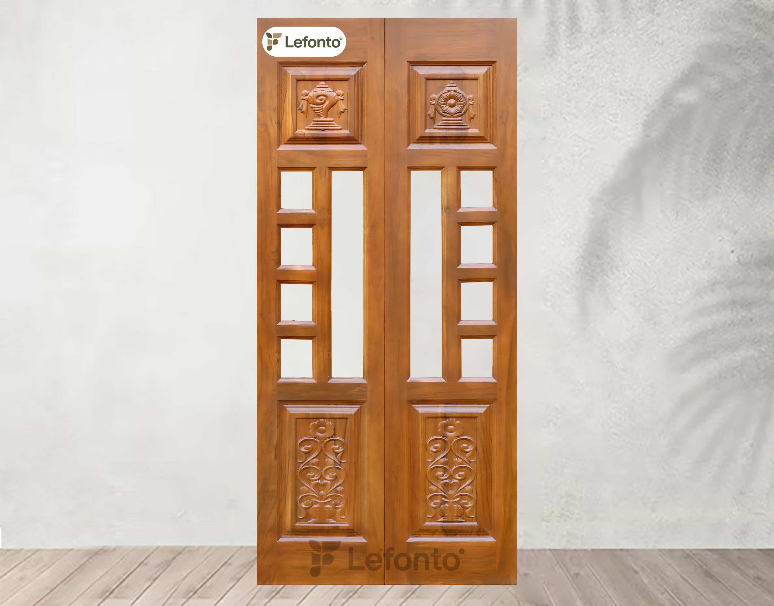 Wooden Pooja Door LFV 61